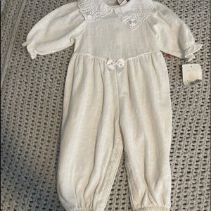 Baby dior one piece white
